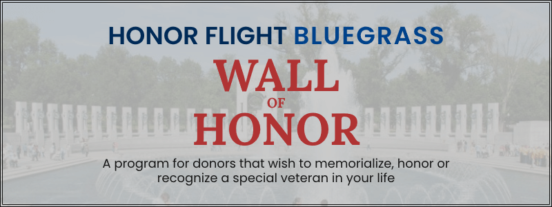 Wall of Honor Memorialization Program